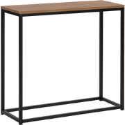 DELANO - Consoletafel - Donkere houtkleur - MDF