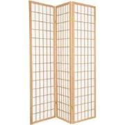 Fine Asianliving Japanse Kamerscherm B135xH180cm 3 Panelen Shoji