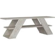 TV-meubel 3 planken L120 cm - Farfalla