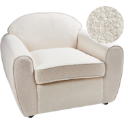 ELLEDE - Fauteuil - Lichtbeige - Bouclé