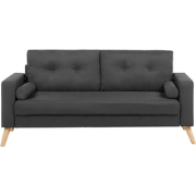 KALMAR  - Tweezitsbank - Donkergrijs - Polyester