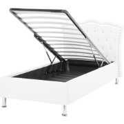 METZ - Kinderbed - Wit - 90 x 200 cm - Kunstleer