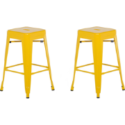 CABRILLO - Barkruk - Geel - Staal