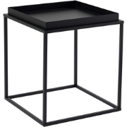 Vierkante bijzettafel met blad met randen H52 cm - SKYE