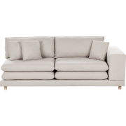 HEDEN - Tweezitsbank - Beige  - Polyester