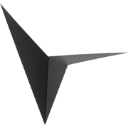 BRIANCE  - Wandlamp - Zwart  - Metaal