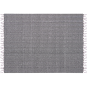 TANGIER - Plaid - Zwart - 130 x 160 cm - Katoen