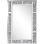 AVRILLE - Wandspiegel - Zilver  - MDF