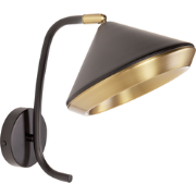 MOKVI - Wandlamp - Zwart - Metaal