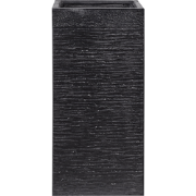DION - Plantenbak - Zwart - 33 cm - Klei-vezelmengsel