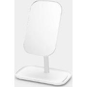 Spiegel met accessoire schaal - White