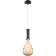 Home sweet home hanglamp Saga zwart Pear - amber