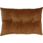 Dutch Decor VALERIE - Sierkussen 40x60 cm - velvet - met knopen - Toba...