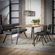 Industriële Eetkamerbank Madrid 180 cm