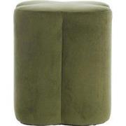 Poef Nalani - Olijfgroen - 38x38x45cm