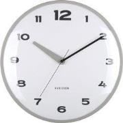 Wandklok Brisk Dome - Donkergrijs - Ø40cm