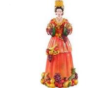 PTMD Kandelaar Brigid - 17x16x36 cm - Parrafin - Oranje
