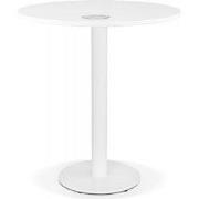 Kleine eettafel LUCETTE 68x68x746 cm Wit