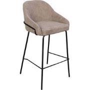 Barkruk Taupe - Zithoogte 75cm - Scandinavisch - Stoel Maxime - Set va...
