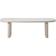 Eettafel Deens Ovaal 200cm - Beige Betonlook - Maya