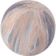 PTMD Deco Object Meriko - 12x12x12 cm - Ijzer - Bruin