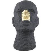 PTMD Deco Object Bertrand - 27x20x33 cm - Keramiek - Zwart/Goud