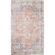 Vloerkleed 200x300cm - Oranje/Wit - Chenille Polyester - Kleed Havana