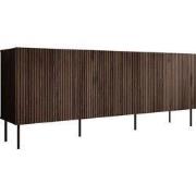 Meubella - Dressoir Tartagal - Donkerbruin eiken - 200 cm