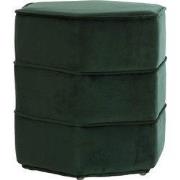 Poef Cayden - Groen - 45x41x46cm