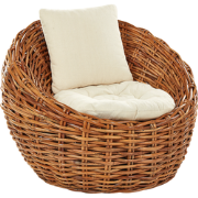 LERICI - Tuinstoel - Natuurlijk - Rotan