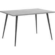 SANTIAGO - Eettafel - Lichtgrijs - 80 x 120 cm - Vezelplaat