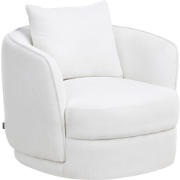ANDALEN - Fauteuil - Gebroken wit - Polyester