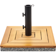 CECCANO - Parasolvoet vierkant - Bruin - Graniet