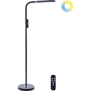 ARIES - Staande lamp - Zwart - Synthetisch materiaal