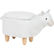 ALPACA - Hocker - Wit - Polyester
