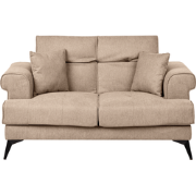 SKIVE - Tweezitsbank - Lichtbruin - Polyester