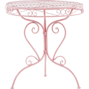 ALBINIA  - Tuintafel - Roze - 70 x 70 cm - Metaal