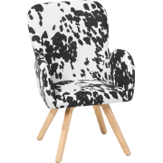 BJARN - Fauteuil - Wit - Polyester