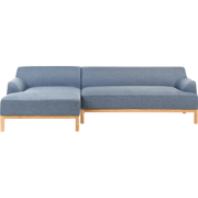 SOSJO - Hoekbank - Blauw - Rechtszijdig - Polyester