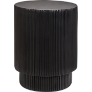 BICCARI - Bijzettafel - Zwart - Lichtbeton