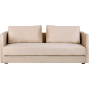 EKSJO - Slaapbank - Lichtbeige - Fluweel