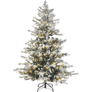 BRISCO - Kerstboom verlicht - Wit - 180 cm - Synthetisch materiaal