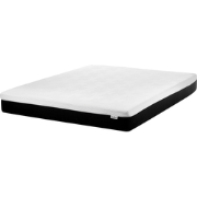 SPONGY - Schuimmatras stevig - Zwart/Wit - 160 x 200 cm - Traagschuim