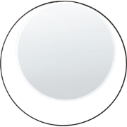 AGDE - Wandspiegel - Zwart - IJzer