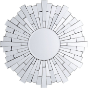 VIRE - Wandspiegel - Zilver  - MDF