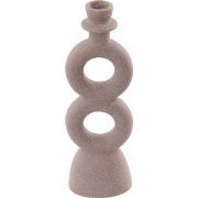 NAOUSA - Kandelaar - Beige - Porselein