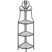 FAVARA - Tuinrek - Zwart - IJzer