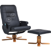 RELAXPRO - Fauteuil - Zwart - Kunstleer