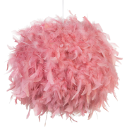 DRAVA - Kinderlamp - Roze - Veren