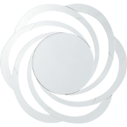 TREBAN - Wandspiegel - Zilver  - Glas